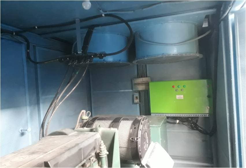 Dual-fuel kit installation — gas mixer and ducting