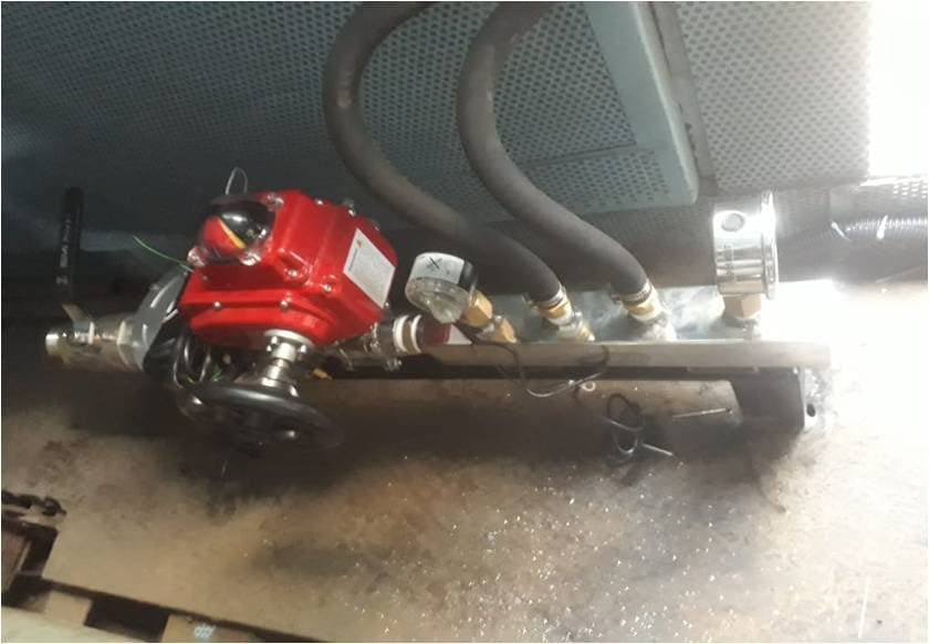 Dual-fuel kit installation — gas regulator and supply line